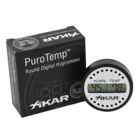 XIKAR PuroTemp Round Digital Hygrometer