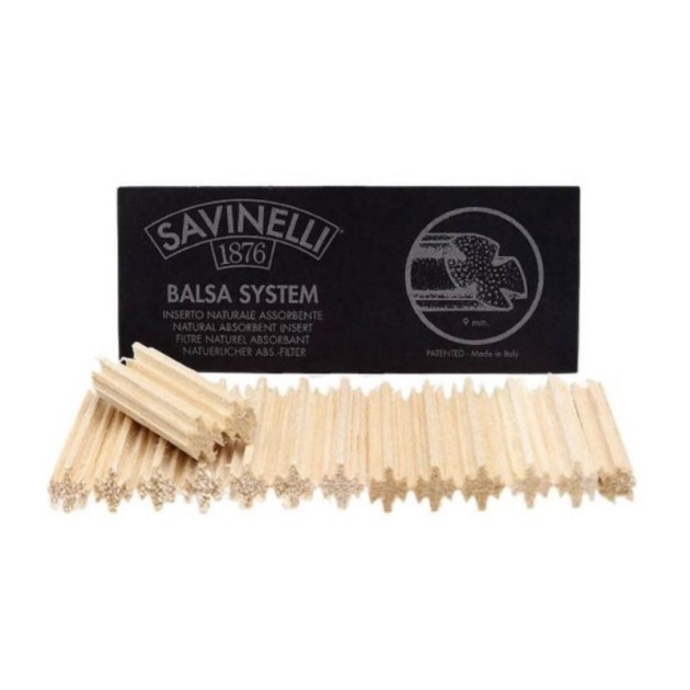 Savinelli 9ΜΜ Φίλτρα Πίπας Balsa