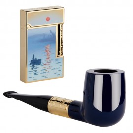 S.T. Dupont Monet Smoking Kit - Ligne 2 & Pipe